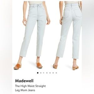MADEWELL High Waist Mom jeans